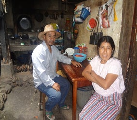 Jesús and his wife.