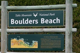 Boulder's Beach sign