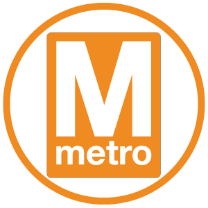 illustration of Metro sign