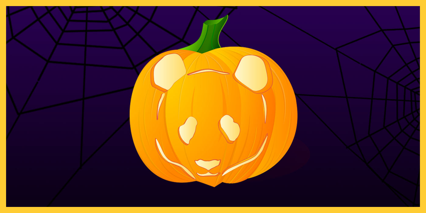Giant Panda Bei Bei Pumpkin Carving Stencil Smithsonian s National 