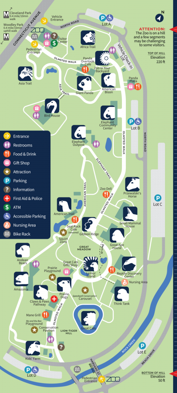 Zoo Map and Guides | Smithsonian's National Zoo and Conservation ...