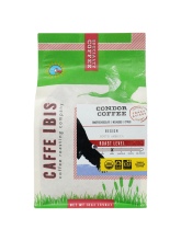 a coffee bag with an illustration of a California Condor