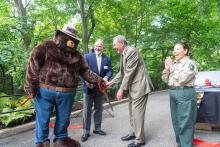Following remarks, Smokey Bear; Steven Monfort, John and Adrienne Mars Director, Smithsonian’s National Zoo and Conservation Biology Institute; Jim Hubbard, Under Secretary for Natural Resources and Environment at the U.S. Department of Agriculture; and P