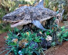 shark sculpture