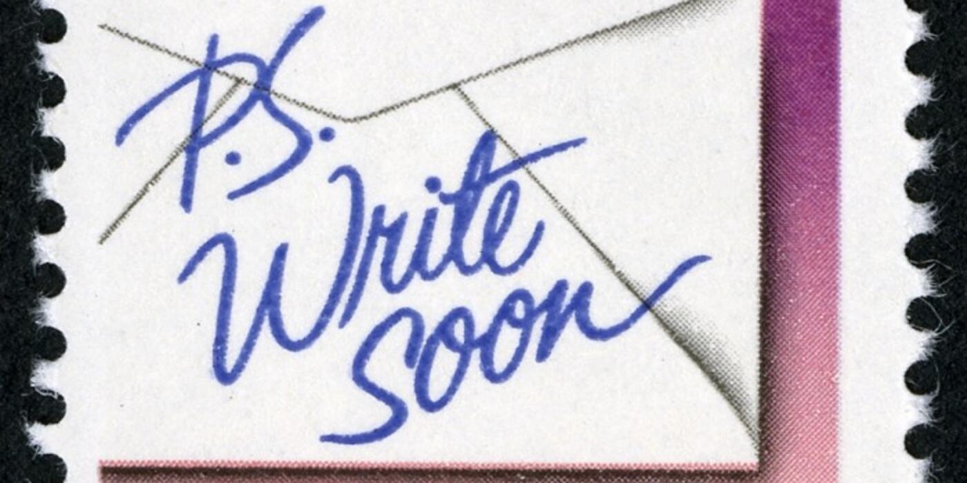 Write Soon Stamp from National Postal Museum