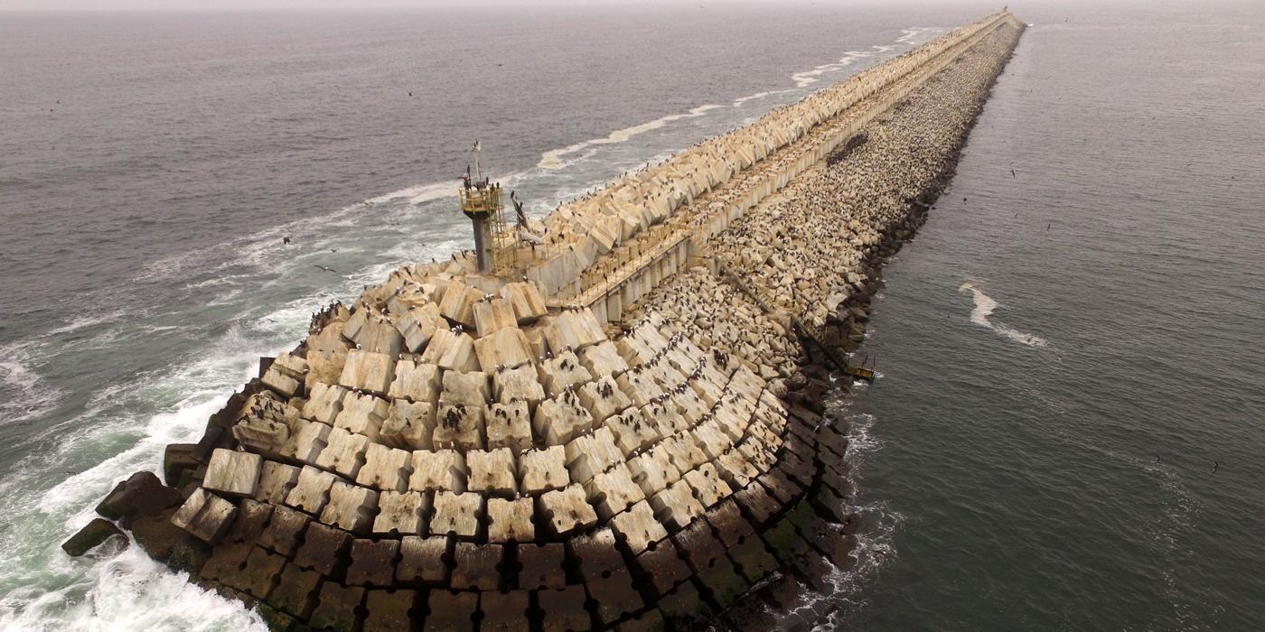 Artificial reef end view