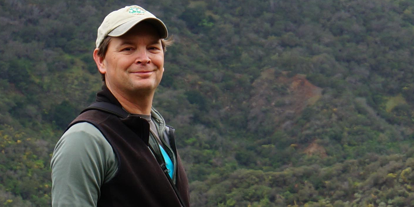 A close up photo of Scott Sillett, head of the Smithsonian Migratory Bird Center.