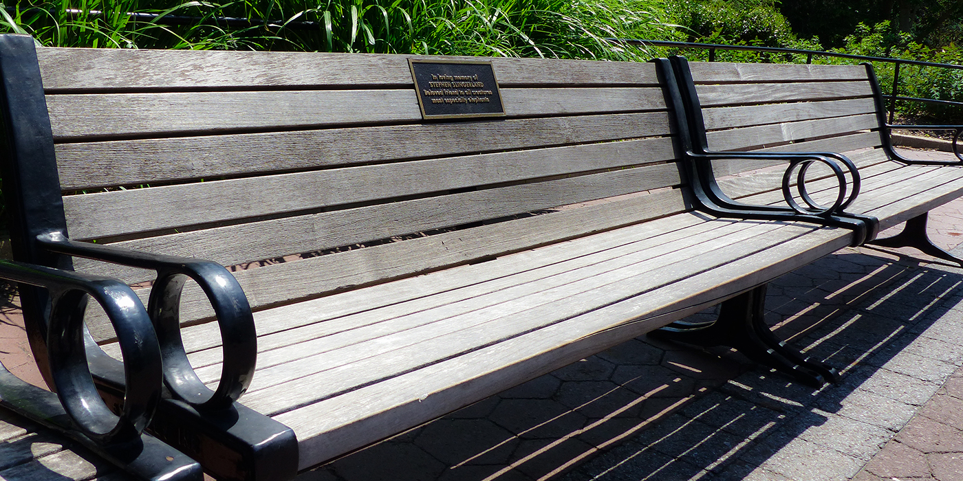 memorial bench