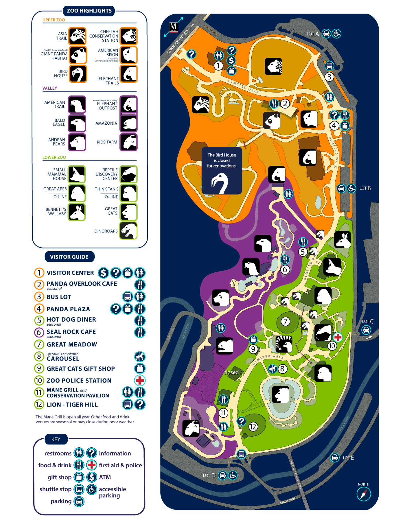 Zoo Map Smithsonian S National Zoo